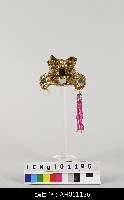藏品(布袋戲盔帽-獅頭盔)的圖片
